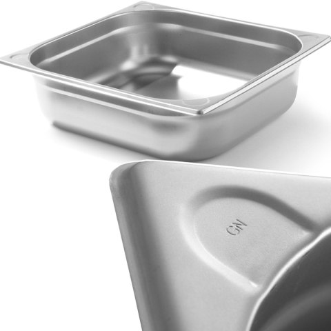 Pojemnik GN 2/3 stalowy Kitchen Line wys. 65 mm - Hendi 806227 Pojemnik GN 2/3 stalowy Kitchen Line wys. 65 mm - Hendi 806227
