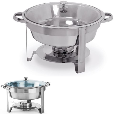 Podgrzewacz do potraw na pastę okrągły stalowy śr. 345mm 3.5l - Hendi 470619 Podgrzewacz do potraw na pastę okrągły stalowy śr. 345mm 3.5l - Hendi 470619