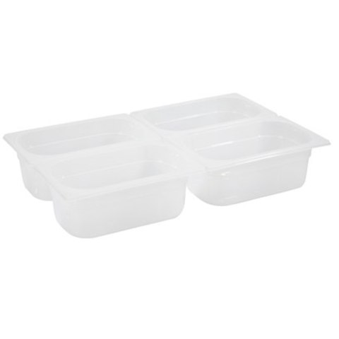 Pojemnik gastronomiczny z polipropylenu GN 1/4 wys. 100 mm - Hendi 880326 Pojemnik gastronomiczny z polipropylenu GN 1/4 wys. 100 mm - Hendi 880326