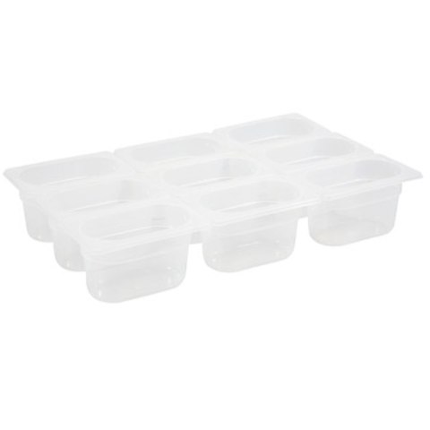 Pojemnik gastronomiczny z polipropylenu GN 1/9 wys. 100 mm - Hendi 880524 Pojemnik gastronomiczny z polipropylenu GN 1/9 wys. 100 mm - Hendi 880524