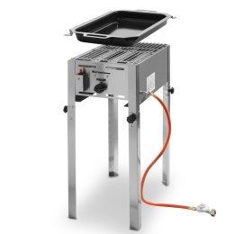 Grill gazowy z patelnią Grill Master Mini 340x540x(H)840 mm 5.8kW- Hendi 154700