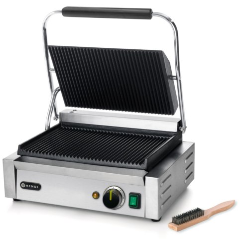 Kontakt grill kontaktowy PANINI ryflowany 2200W - Hendi 263655 Kontakt grill kontaktowy PANINI ryflowany 2200W - Hendi 263655