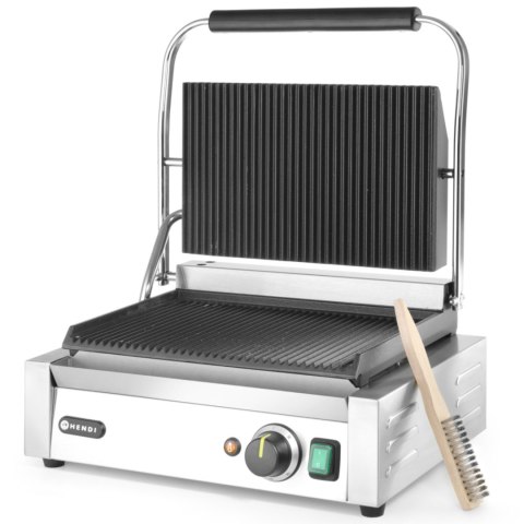 Kontakt grill kontaktowy PANINI ryflowany 2200W - Hendi 263655 Kontakt grill kontaktowy PANINI ryflowany 2200W - Hendi 263655