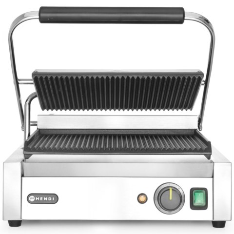 Kontakt grill kontaktowy PANINI ryflowany 2200W - Hendi 263655 Kontakt grill kontaktowy PANINI ryflowany 2200W - Hendi 263655