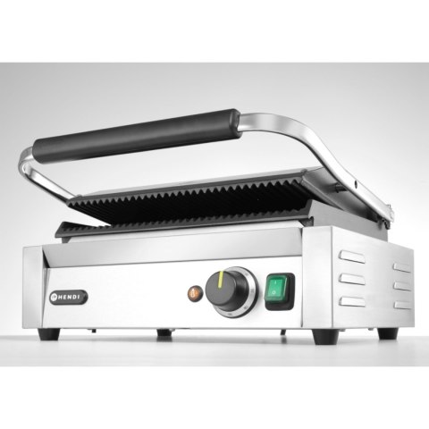 Kontakt grill kontaktowy PANINI ryflowany 2200W - Hendi 263655 Kontakt grill kontaktowy PANINI ryflowany 2200W - Hendi 263655