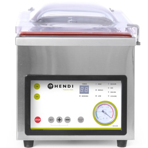 Pakowarka próżniowa do żywności komorowa Profi Line do dużych porcji 350mm 750W - Hendi 975275 Pakowarka próżniowa do żywności komorowa Profi Line do dużych porcji 350mm 750W - Hendi 975275