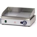 Płyta grzewcza grillowa Profi Line gładka-ryflowana do pracy ciągłej 2400W - Hendi 203156