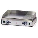 Płyta grzewcza grillowa Profi Line gładka-ryflowana podwójna do pracy ciągłej 3500W - Hendi 203163