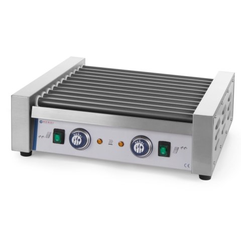 Roller grill podgrzewacz rolkowy do parówek 11 rolek 1180W - Hendi 268704 Roller grill podgrzewacz rolkowy do parówek 11 rolek 1180W - Hendi 268704