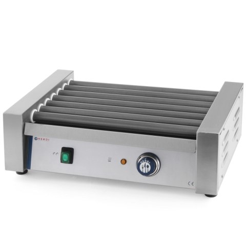 Roller grill podgrzewacz rolkowy do parówek 7 rolek 740W - Hendi 268506 Roller grill podgrzewacz rolkowy do parówek 7 rolek 740W - Hendi 268506
