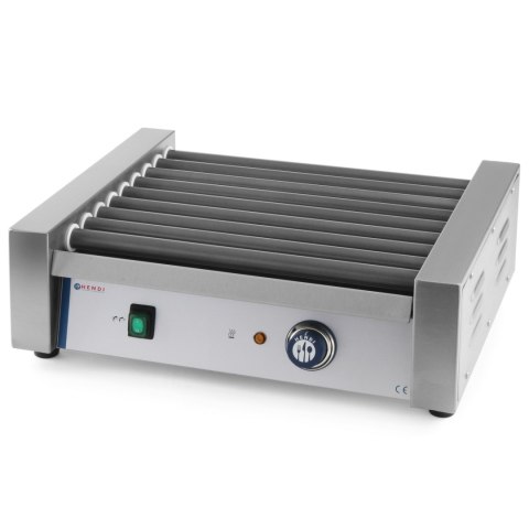 Roller grill podgrzewacz rolkowy do parówek 9 rolek 940W - Hendi 268605 Roller grill podgrzewacz rolkowy do parówek 9 rolek 940W - Hendi 268605