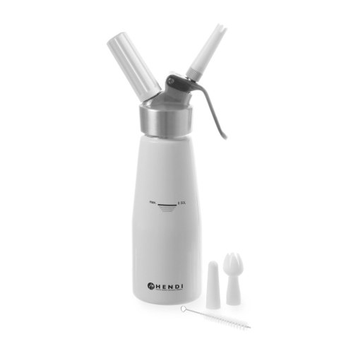 Syfon do bitej śmietany Kitchen Line 0.5l + AKCESORIA - Hendi 588369 Syfon do bitej śmietany Kitchen Line 0.5l + AKCESORIA - Hendi 588369