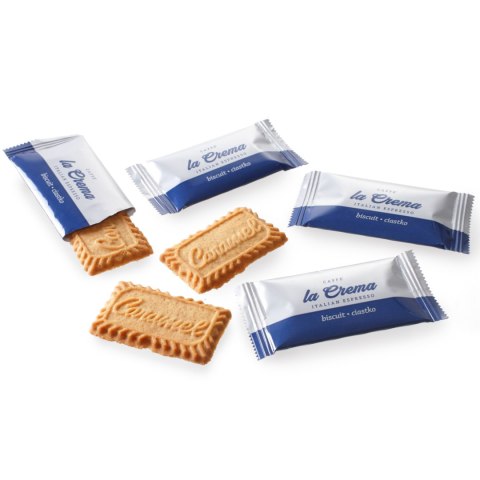 Ciastko do kawy La Crema karmelowe opak. 300szt. Ciastko do kawy La Crema karmelowe opak. 300szt.