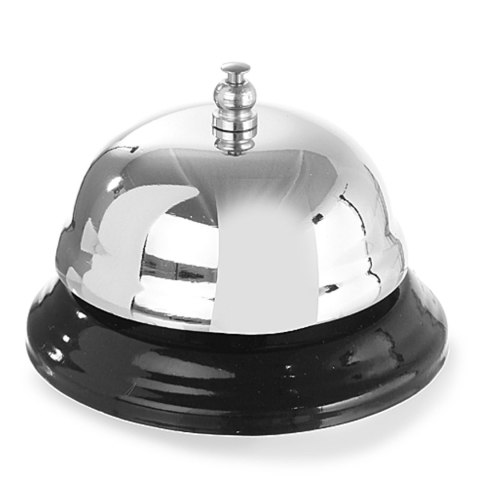 Dzwonek hotelowy na recepcję stalowy śr. 85mm - Hendi 595008 Dzwonek hotelowy na recepcję stalowy śr. 85mm - Hendi 595008