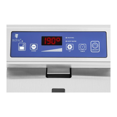 Frytownica frytkownica podwójna indukcyjna 7000W 230V Royal Catering 2x 10L Frytownica frytkownica podwójna indukcyjna 7000W 230V Royal Catering 2x 10L