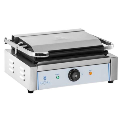 Kontakt grill kontaktowy dwustronny gładki PANINI 2200W 230V Royal Catering Kontakt grill kontaktowy dwustronny gładki PANINI 2200W 230V Royal Catering