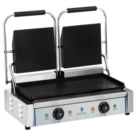 Kontakt grill kontaktowy dwustronny podwójny gładki 3600W 230V Royal Catering Kontakt grill kontaktowy dwustronny podwójny gładki 3600W 230V Royal Catering