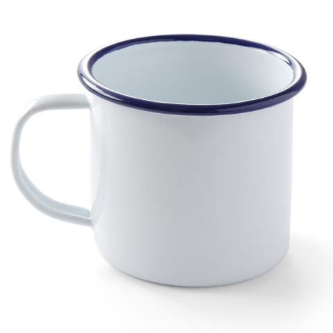 Kubek emaliowany z uchwytem biały 520 ml Hendi 621301 Kubek emaliowany z uchwytem biały 520 ml Hendi 621301