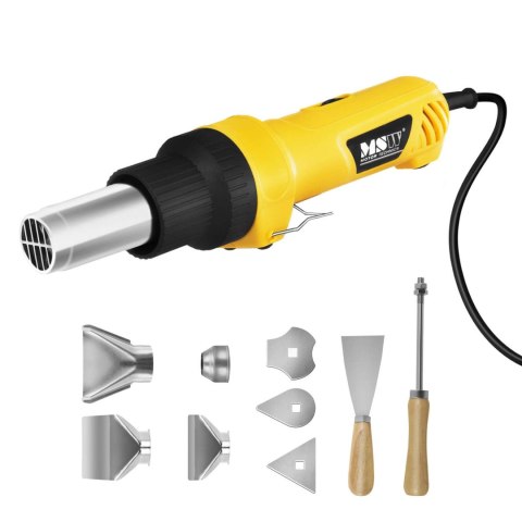 Opalarka pistolet z gorącym powietrzem z elastycznym uchwytem MSW HPF 2000 2000W 230V + AKCESORIA Opalarka pistolet z gorącym powietrzem z elastycznym uchwytem MSW HPF 2000 2000W 230V + AKCESORIA