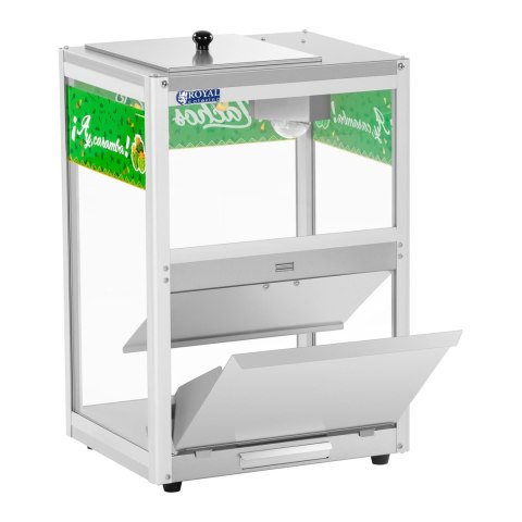 Podświetlany podgrzewacz do nachos popcornu orzeszków LED 100W Royal Catering RCNW-1L Podświetlany podgrzewacz do nachos popcornu orzeszków LED 100W Royal Catering RCNW-1L
