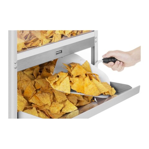 Podświetlany podgrzewacz do nachos popcornu orzeszków LED 100W Royal Catering RCNW-1L Podświetlany podgrzewacz do nachos popcornu orzeszków LED 100W Royal Catering RCNW-1L