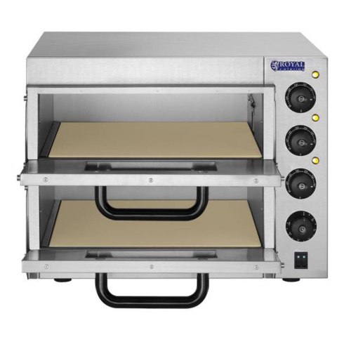 Profesjonalny piec do pizzy podwójny 2 x 40cm 3000W 230V Royal Catering Profesjonalny piec do pizzy podwójny 2 x 40cm 3000W 230V Royal Catering