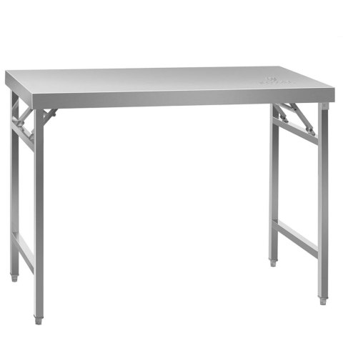 Składany stół roboczy ze stali nierdzewnej 120 x 60cm do 120kg Royal Catering RCAT-120K Składany stół roboczy ze stali nierdzewnej 120 x 60cm do 120kg Royal Catering RCAT-120K