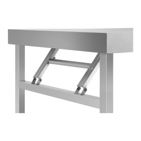 Składany stół roboczy ze stali nierdzewnej 120 x 60cm do 120kg Royal Catering RCAT-120K Składany stół roboczy ze stali nierdzewnej 120 x 60cm do 120kg Royal Catering RCAT-120K