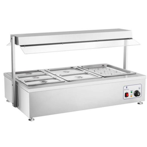 Suchy bemar podgrzewacz bez wody wolnostojący 6 x GN 150mm 55L Royal Catering Suchy bemar podgrzewacz bez wody wolnostojący 6 x GN 150mm 55L Royal Catering