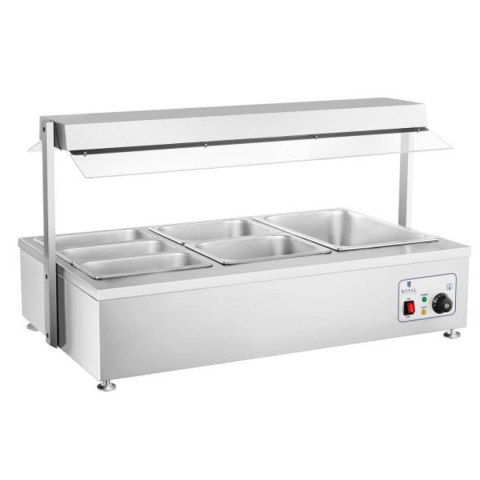 Suchy bemar podgrzewacz bez wody wolnostojący 6 x GN 150mm 55L Royal Catering Suchy bemar podgrzewacz bez wody wolnostojący 6 x GN 150mm 55L Royal Catering