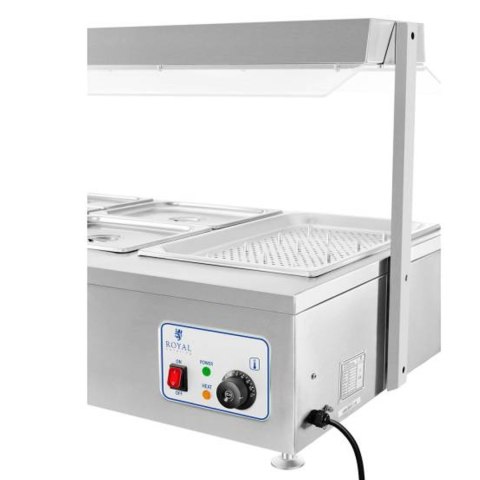 Suchy bemar podgrzewacz bez wody wolnostojący 6 x GN 150mm 55L Royal Catering Suchy bemar podgrzewacz bez wody wolnostojący 6 x GN 150mm 55L Royal Catering