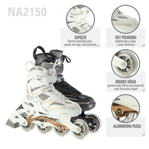 NA2150 CZARNO-ZŁOTY ROZM. 42 ŁYŻWOROLKI NILS EXTREME NA2150 CZARNO-ZŁOTY ROZM. 42 ŁYŻWOROLKI NILS EXTREME