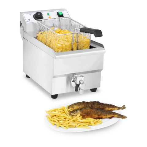 Frytownica frytkownica gastronomiczna profesjonalna z kranem 230V 10L Frytownica frytkownica gastronomiczna profesjonalna z kranem 230V 10L