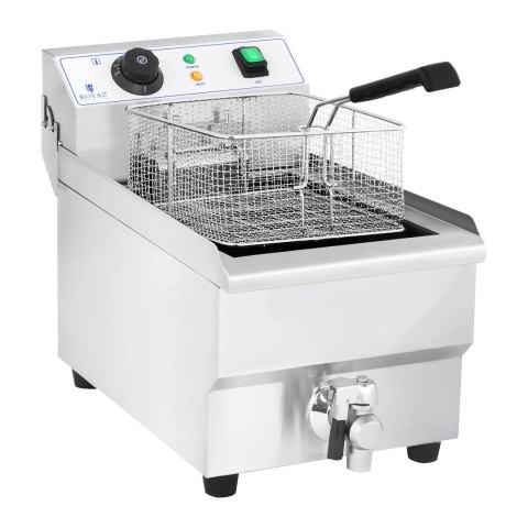 Frytownica frytkownica gastronomiczna profesjonalna z kranem 230V 10L Frytownica frytkownica gastronomiczna profesjonalna z kranem 230V 10L