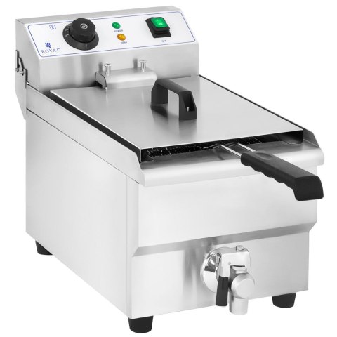 Frytownica frytkownica gastronomiczna profesjonalna z kranem 230V 10L Frytownica frytkownica gastronomiczna profesjonalna z kranem 230V 10L