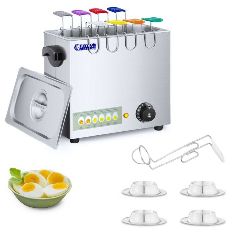 Jajowar urządzenie do gotowania 8 jajek 2600W 30 - 110deg;C + 4x podstawka do jajek Jajowar urządzenie do gotowania 8 jajek 2600W 30 - 110deg;C + 4x podstawka do jajek
