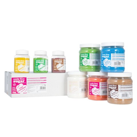 Kolorowy cukier do waty cukrowej brązowy o smaku coca-coli 1kg Kolorowy cukier do waty cukrowej brązowy o smaku coca-coli 1kg