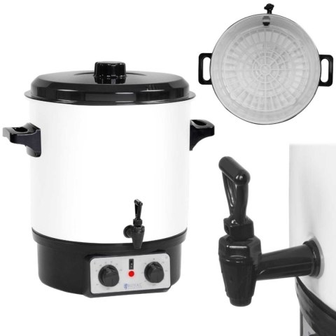 Podgrzewacz warnik grzańca do grzanego wina kawy z kranem timerem 1800W 27L Podgrzewacz warnik grzańca do grzanego wina kawy z kranem timerem 1800W 27L