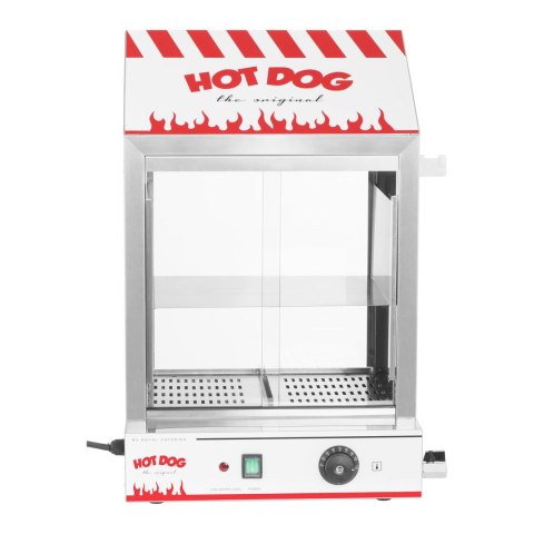 Podgrzewacz witryna grzewcza do 200 hot dogów parówek 50 bułek 2000W Royal Catering RCHW 2000 Podgrzewacz witryna grzewcza do 200 hot dogów parówek 50 bułek 2000W Royal Catering RCHW 2000