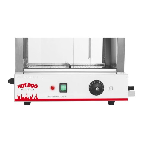 Podgrzewacz witryna grzewcza do 200 hot dogów parówek 50 bułek 2000W Royal Catering RCHW 2000 Podgrzewacz witryna grzewcza do 200 hot dogów parówek 50 bułek 2000W Royal Catering RCHW 2000
