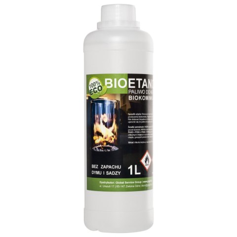 Bioalkohol bioetanol BIO paliwo do biokominka 1L Bioalkohol bioetanol BIO paliwo do biokominka 1L
