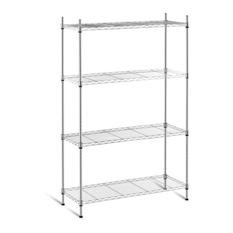 Regał magazynowy druciany ażurowy chromowany 137x90x35cm do 120kg Regał magazynowy druciany ażurowy chromowany 137x90x35cm do 120kg