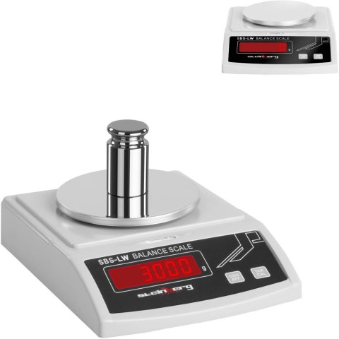 Waga laboratoryjna precyzyjna z wyświetlaczem LED 3000g / 0.1g Waga laboratoryjna precyzyjna z wyświetlaczem LED 3000g / 0.1g