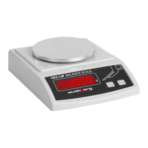 Waga laboratoryjna precyzyjna z wyświetlaczem LED 3000g / 0.1g Waga laboratoryjna precyzyjna z wyświetlaczem LED 3000g / 0.1g