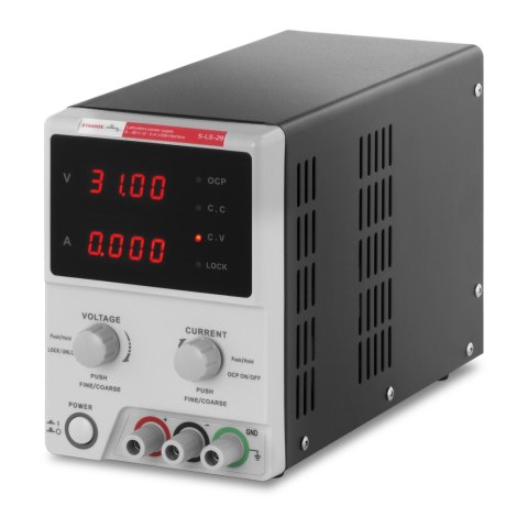Zasilacz laboratoryjny 0-30VDC 0-5A USB / RS232 + CD S-LS-29 Zasilacz laboratoryjny 0-30VDC 0-5A USB / RS232 + CD S-LS-29