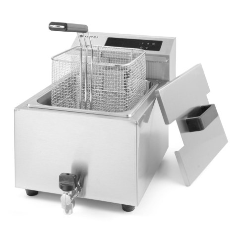Frytownica frytkownica z panelem cyfrowym Mastercook z kranem 8L 3500W Frytownica frytkownica z panelem cyfrowym Mastercook z kranem 8L 3500W