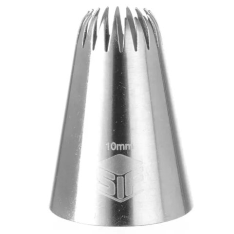 Końcówka tylka do rękawa cukierniczego do dekoracji KWIATEK 10mm - HENDI 551219 Końcówka tylka do rękawa cukierniczego do dekoracji KWIATEK 10mm - HENDI 551219