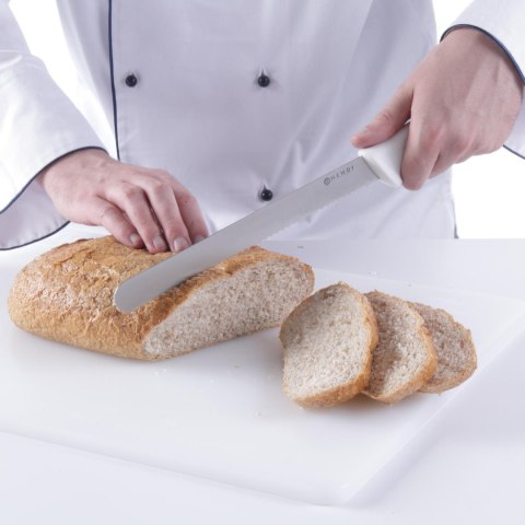 Nóż do pieczywa chleba HACCP 430mm - biały - HENDI 843154 Nóż do pieczywa chleba HACCP 430mm - biały - HENDI 843154