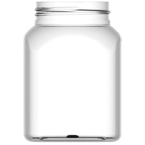 Słoik kwadratowy z pokrywką gwint 63/485 transparentny 500ml Słoik kwadratowy z pokrywką gwint 63/485 transparentny 500ml