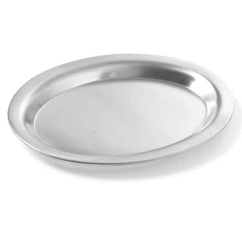 Taca do serwowania kawy stalowa owalna 26.5x19.5cm Taca do serwowania kawy stalowa owalna 26.5x19.5cm